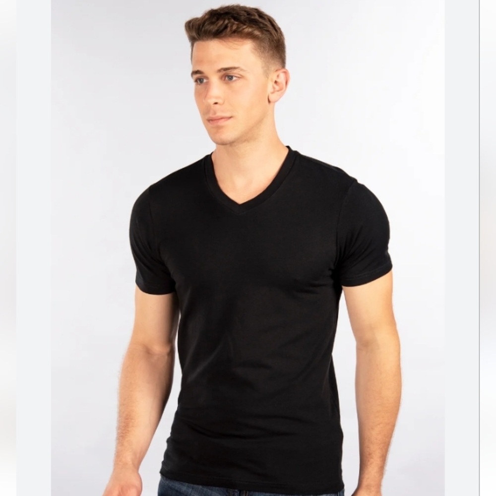 CityLAB Men's 3pk 100% cotton multi colored under shirts